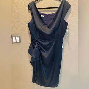 Maggy London Deep Blue Midi Dress